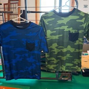 Everlast Black and Gray Camouflage Shirt